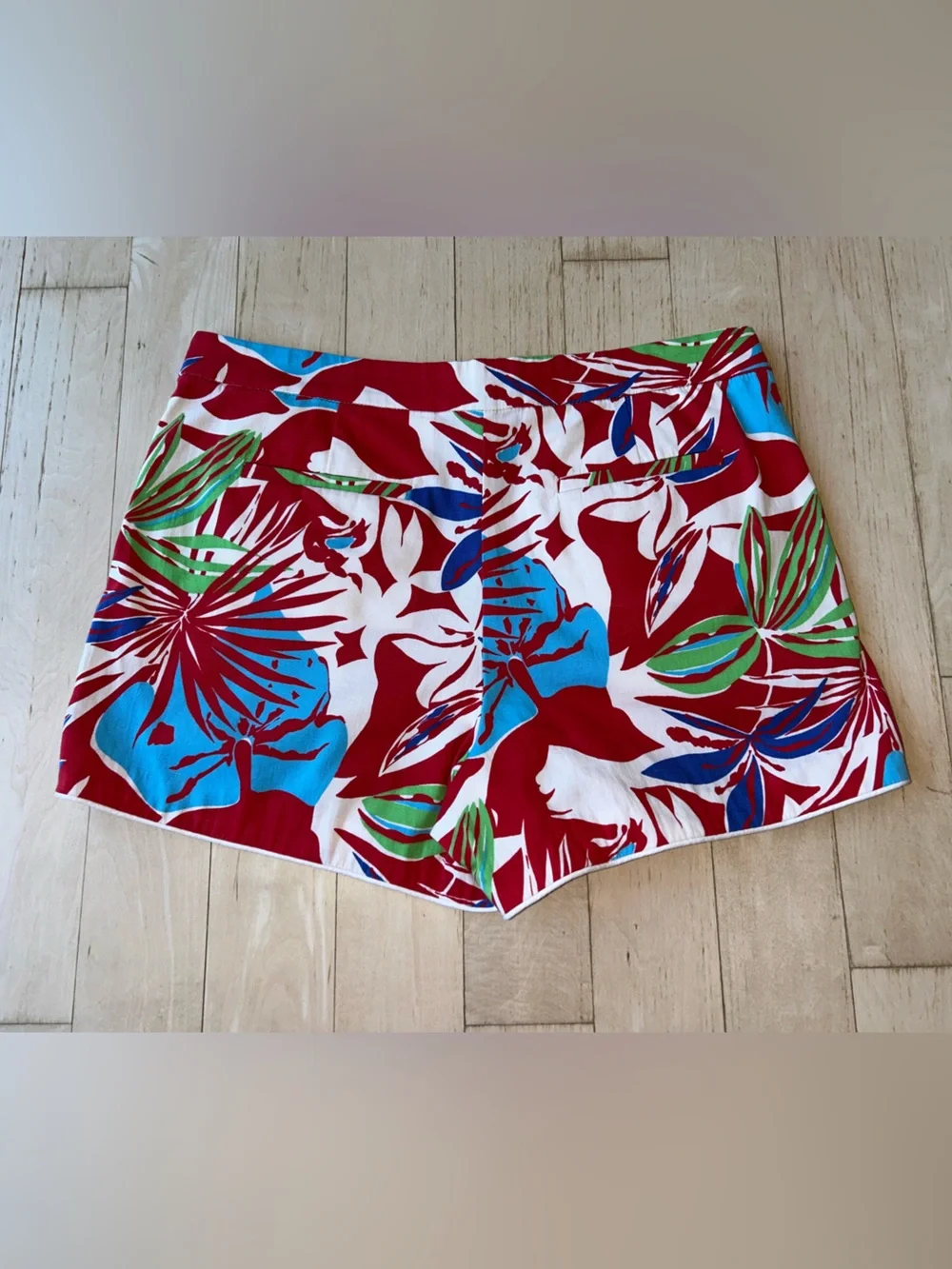 J. Crew Women’s Cotton Faille Shorts in Paradise Floral Size 10
